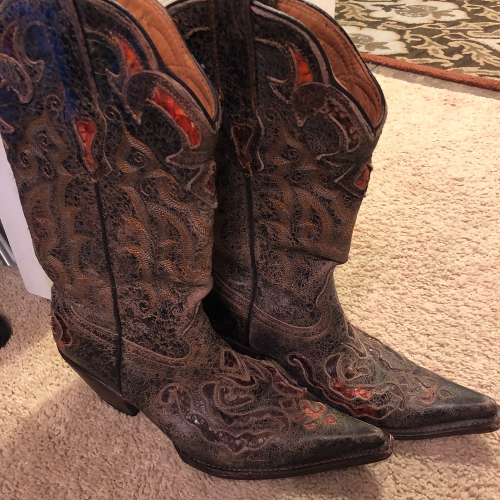 Ladies Stetson mid-calf western boot